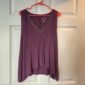American Eagle Purple Tank Top